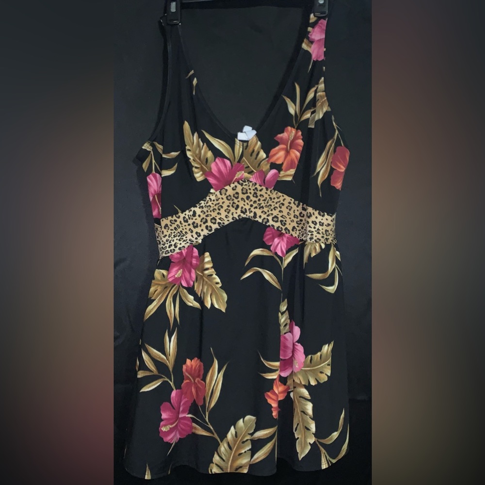 Roaman’s plus size swim dress